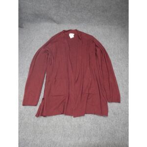 ORVIS AnyWear Cardigan Womens Size Medium Long Merino Wool Red‎ New $119 MSRP